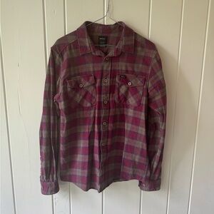 Men's RVCA button-up flannel - long sleeve